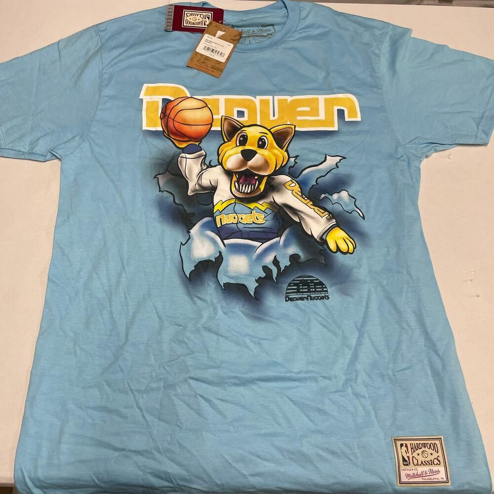 Denver Nuggets Mitchell & Ness NBA Hardwood Classics Rocky Breakthrough T-Shirt